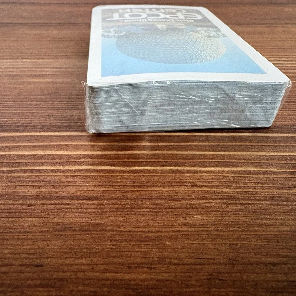 Walt Disney World EPCOT Center Playing Cards Sealed Deck w/ Plastic Case